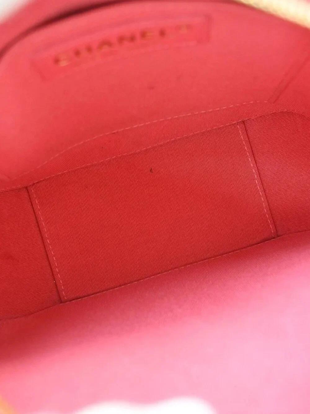 Chanel Pink Lambskin Camera Bag Mini